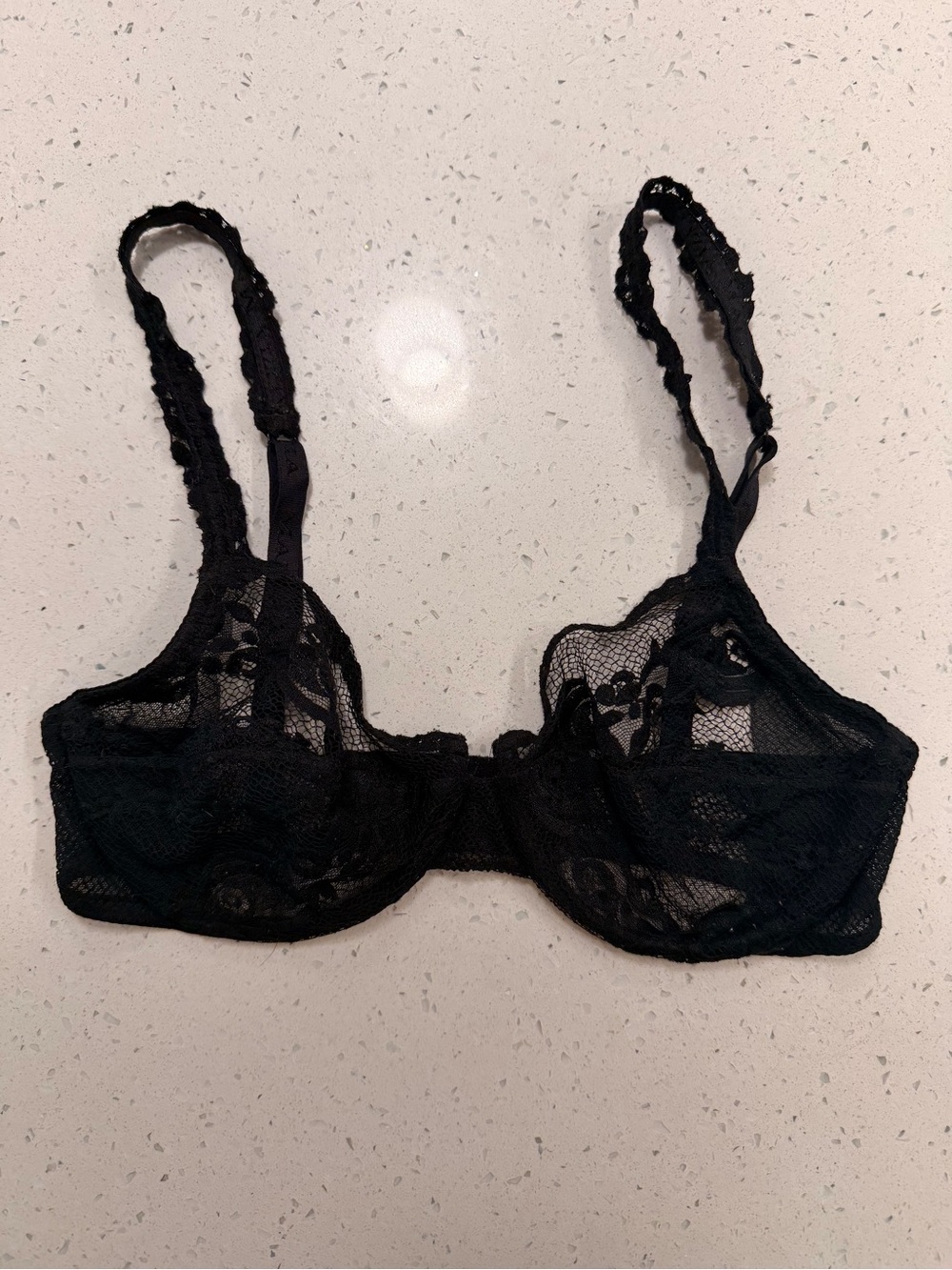 🖤🐈‍⬛♠️La Perla 2 Black Lace Vintage Bra♠️🐈‍⬛🖤